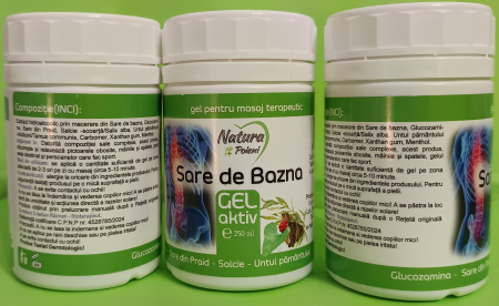Gel aktiv Sare de Bazna + Glucozamina – Sare din Praid – Salcie – Untul Pamantului - NATURAPLANT [2]