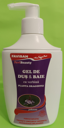 INGRIJIRE PERSONALA - GEL de dus BIO cu Verbina, 300ml, Favisan