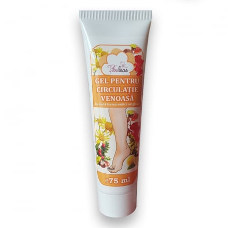 venotonic uz extern - GEL PENTRU CIRCULATIE VENOASA, 75ml, Tibuleac