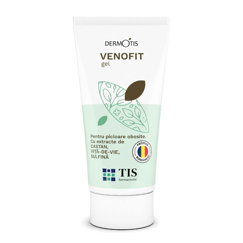 venotonic uz extern - GEL VENOFIT PICIOARE OBOSITE cu CASTAN Dermotis, 50 ml, TIS Farmaceutic