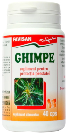 aparatul genital MASCULIN - Ghimpe, 40 capsule, Favisan