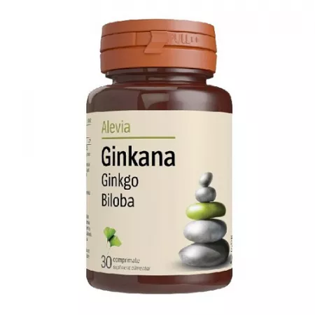 Alzheimer - Ginkana Ginkgo Biloba 40 mg, Alevia la Nana Plafar