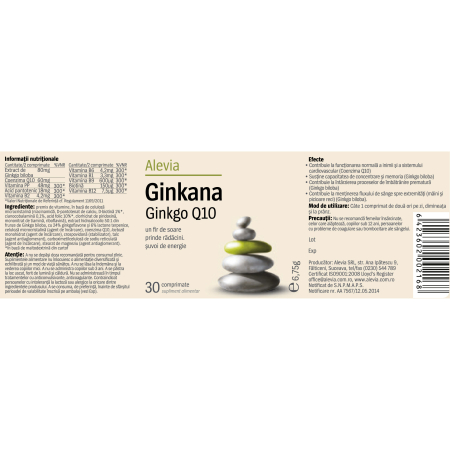 GINKANA GINKGO Q10 Alevia la Nana Plafar [2]