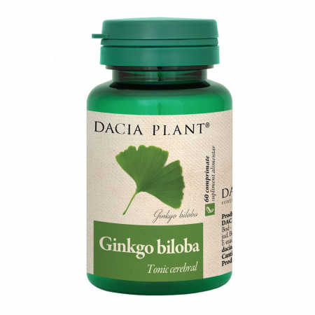 flux sangvin - GINKGO BILOBA 100mg, TONIC CEREBRAL, Dacia Plant