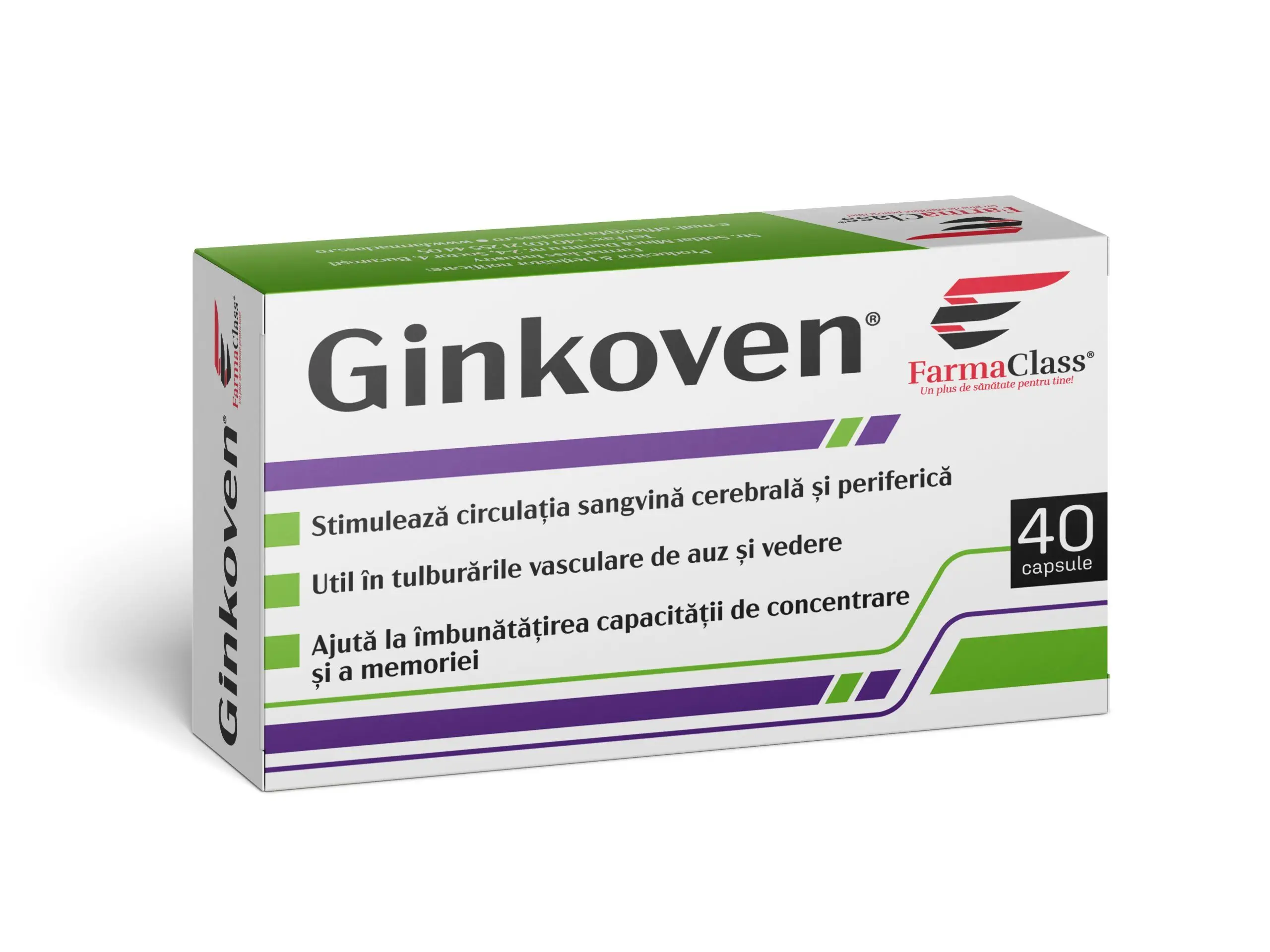 SUPLIMENTE PENTRU ADULTI - GINKOVEN capsule Farmaclass la Nana Plafar