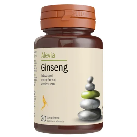 longevitate si anti-imbatrinire - GINSENG PANAX 50mg, Alevia