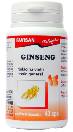 Ginseng, 40 capsule, Favisan
