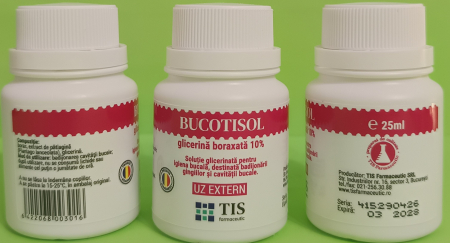GLICERINA BORAXATA Bucotisol10%, 25 ml, Tis Farmaceutic la Nana Plafar [2]
