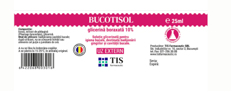 GLICERINA BORAXATA Bucotisol10%, 25 ml, Tis Farmaceutic la Nana Plafar [1]