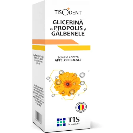 GLICERINA cu Propolis si Galbenele Tisodent, 25 ml, Tis Farmaceutic la Nana Plafar [3]