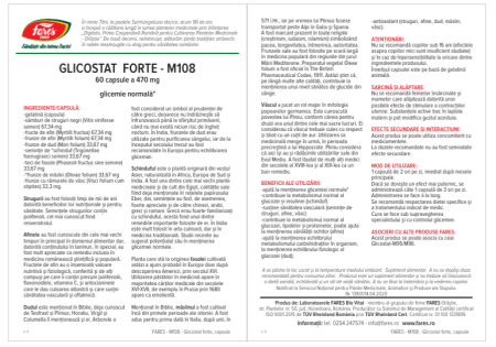 Glicostat Forte M108, 60 capsule, Fares [1]