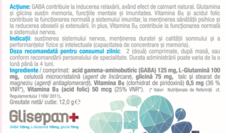 GLISEPAN PLUS, 30 comprimate, BioSunLine Helcor la Nana Plafar [1]