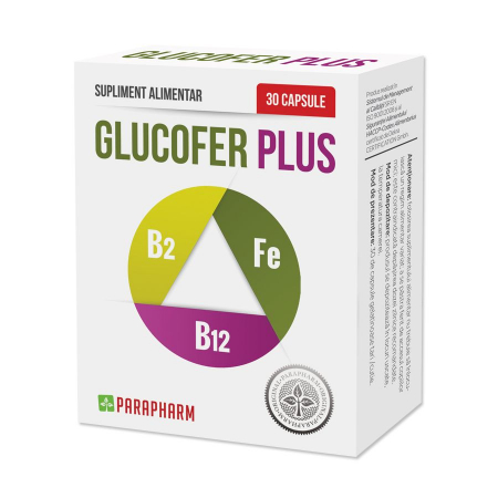 GLUCOFER PLUS, 30 capsule, Parapharm