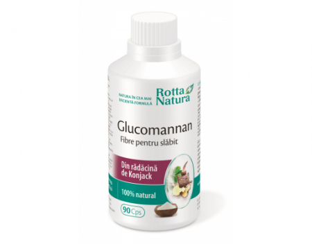 GLUCOMANNAN FIBRE SLABIT, 90 capsule Rotta Natura