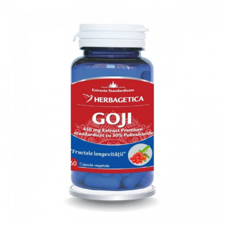degenerescenta maculara - GOJI EXTRACT 450mg, 60 capsule, Herbagetica