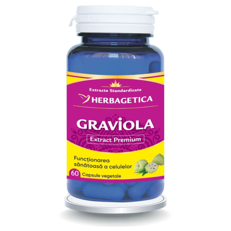 SUPLIMENTE PENTRU ADULTI - GRAVIOLA EXTRACT PREMIUM Herbagetica la Nana Plafar