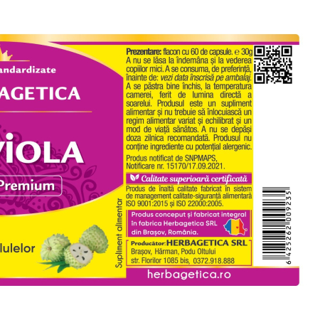 GRAVIOLA EXTRACT PREMIUM Herbagetica la Nana Plafar [2]