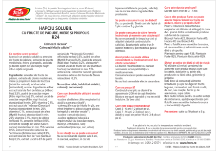 Hapciu solubil cu fructe de padure, 10 plicuri, Fares la Nana Plafar [2]