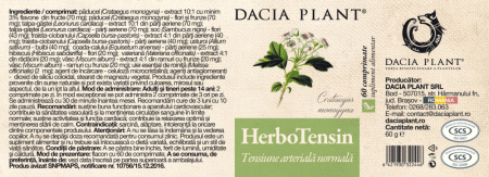 HERBOTENSIN (Reglator al Tensiunii), Dacia Plant [1]
