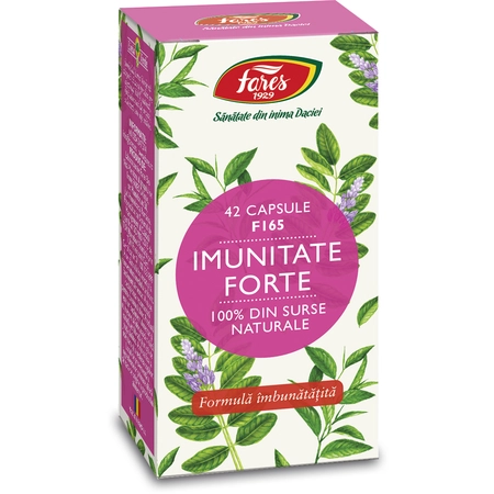 antitumoral adulti - Imunitate Forte, 42 capsule, Fares