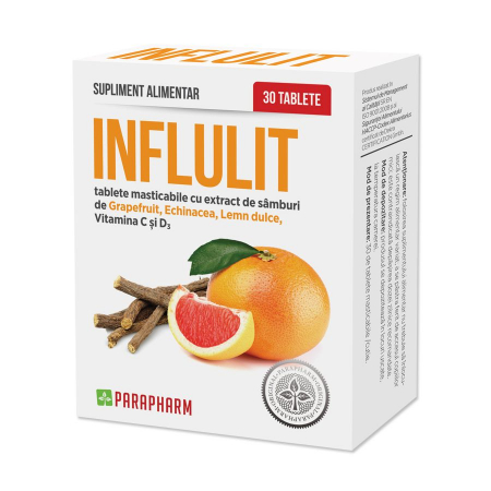 Imunitate adulti - INFLULIT pentru IMUNITATE 30 tablete masticabile, Parapharm