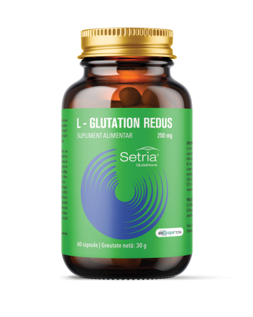 Antioxidanti - L-glutation GSH redus Setria, 250 mg, 60 capsule, Remedia la Nana Plafar
