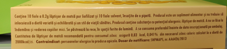 Laptisor de matca liofilizat, 10 fiole, Complex Apicol la Nana Plafar [3]
