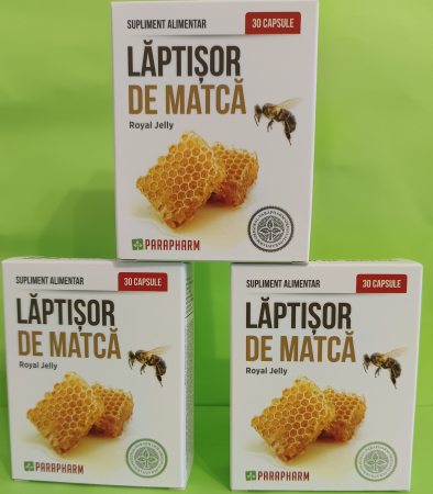 copii - LAPTISOR de MATCA liofilizat 500mg, 30 capsule, Parapharm  la Nana Plafar