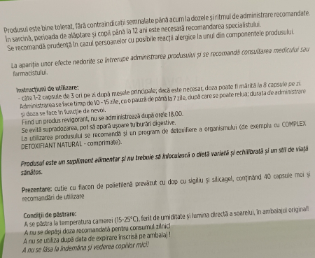 LARVALBINA Extract din Larve, 40 capsule moi, Hofigal la Nana Plafar [3]