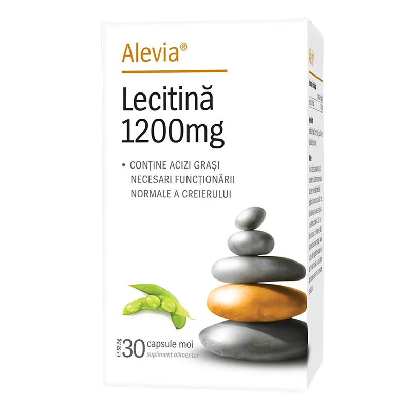 Stare de bine - LECITINA 1200MG capsule moi, Alevia