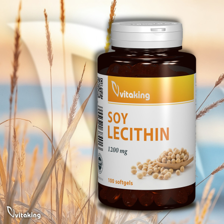 LECITINA Forte 1200 mg, 100 capsule gelatinoase, Vitaking [7]