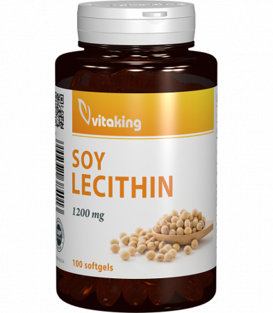 metabolism celular - LECITINA Forte 1200 mg, 100 capsule gelatinoase, Vitaking