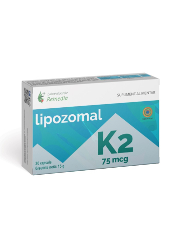 vitamine - VITAMINA K2 LIPOZOMAL 75mcg, 30 capsule, Remedia la Nana Plafar