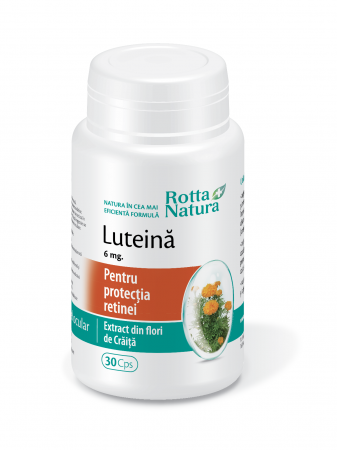 degenerescenta maculara - Luteina, 6 mg, 30 capsule, Rotta Natura