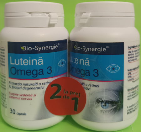 Luteina Omega 3, 30 capsule, Bio Synergie [1]