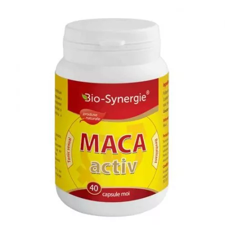 Disfunctii sexuale - MACA ACTIV 400mg, 40 capsule moi, Bio-Synergie