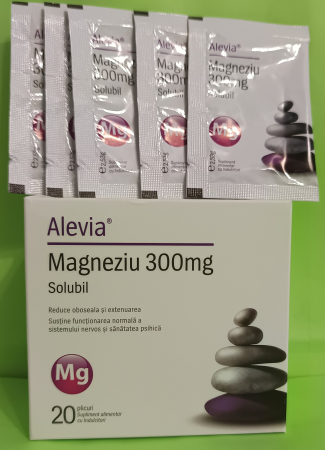 MAGNEZIU 300mg 20 plicuri Alevia la Nana Plafar [3]