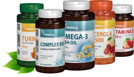 MAGNEZIU Bisglicinat cu vitamina B6, 60 capsule, Vitaking  la Nana Plafar [5]