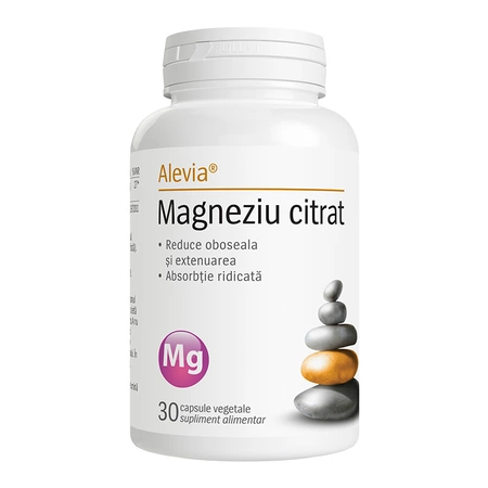antistres copii - Magneziu Citrat, 30 capsule, Alevia