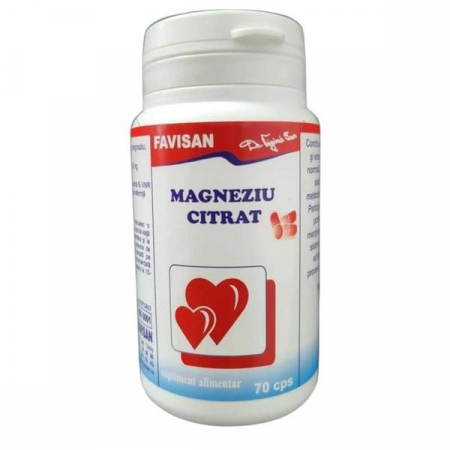 tonice - Magneziu Citrat 70 capsule, FAVISAN