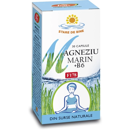 tonice - Magneziu marin + B6, F178, 30 capsule, Fares la Nana Plafar