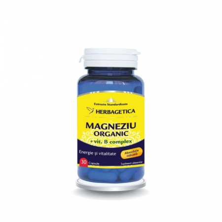 echilibru electrolitic - MAGNEZIU Organic B-Complex, Herbagetica la Nana Plafar