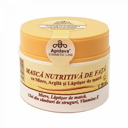 ingrijirea Tenului - Masca nutritiva de fata Cleopatra, 50ml - APIDAVA