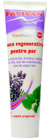 ingrijirea Capilara - Masca pentru Par, cu Ulei de masline, ulei de Argan BIO, 100ml, Favisan