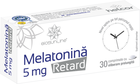 MELATONINA 3mg, 30 comprimate, BioSunLine Helcor [1]