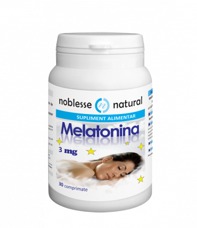 sistemul hormonal - MELATONINA 3mg, 30 capsule, Noblesse Natural la Nana Plafar