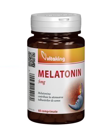 Insomnie - MELATONINA 5mg - 60 comprimate Vitaking la Nana Plafar
