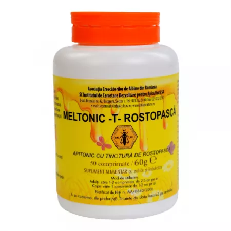 psoriazis - Meltonic Rostopasca-Tonic Hepatic, 50 comprimate (60gr)   la Nana Plafar