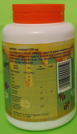 MELTONIC EUCALIPT TONIC RESPIRATOR 50 comprimate (60gr) Institutul Apicol [2]