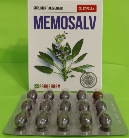MEMOSALV pentru MEMORIE, 30 capsule, Parapharm [3]